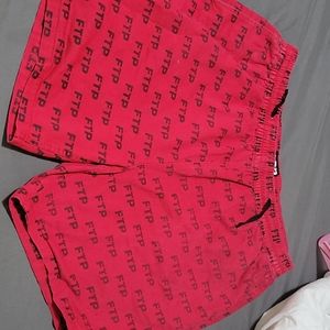 COPY - FTP ALLOVER RED 2X SHORTS